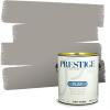 imagePRESTIGE Paints P400P1457BM Interior Paint and Primer In One Satin Comparable Match of Benjamin Moore 1 gallon White Winged Dove1468BMPCM
