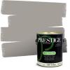 imagePRESTIGE Paints P400P1457BM Interior Paint and Primer In One Satin Comparable Match of Benjamin Moore 1 gallon White Winged Dove1468BMPCM