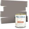 imagePRESTIGE Paints P400P1457BM Interior Paint and Primer In One Satin Comparable Match of Benjamin Moore 1 gallon White Winged Dove1469BMPCM