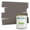 imagePRESTIGE Paints P400P1457BM Interior Paint and Primer In One Satin Comparable Match of Benjamin Moore 1 gallon White Winged Dove1470BMPCM