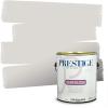 imagePRESTIGE Paints P400P1457BM Interior Paint and Primer In One Satin Comparable Match of Benjamin Moore 1 gallon White Winged Dove1471BMPCM