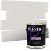 imagePRESTIGE Paints P400P1457BM Interior Paint and Primer In One Satin Comparable Match of Benjamin Moore 1 gallon White Winged Dove1471BMPCM