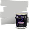 imagePRESTIGE Paints P400P1457BM Interior Paint and Primer In One Satin Comparable Match of Benjamin Moore 1 gallon White Winged Dove1472BMPCM