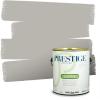 imagePRESTIGE Paints P400P1457BM Interior Paint and Primer In One Satin Comparable Match of Benjamin Moore 1 gallon White Winged Dove1473BMPCM