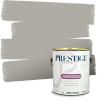 imagePRESTIGE Paints P400P1457BM Interior Paint and Primer In One Satin Comparable Match of Benjamin Moore 1 gallon White Winged Dove1474BMPCM