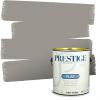 imagePRESTIGE Paints P400P1457BM Interior Paint and Primer In One Satin Comparable Match of Benjamin Moore 1 gallon White Winged Dove1475BMPCM