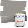 imagePRESTIGE Paints P400P1457BM Interior Paint and Primer In One Satin Comparable Match of Benjamin Moore 1 gallon White Winged Dove1475BMPCM