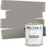 imagePRESTIGE Paints P400P1457BM Interior Paint and Primer In One Satin Comparable Match of Benjamin Moore 1 gallon White Winged Dove1475BMPCM