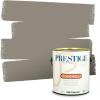 imagePRESTIGE Paints P400P1457BM Interior Paint and Primer In One Satin Comparable Match of Benjamin Moore 1 gallon White Winged Dove1476BMPCM