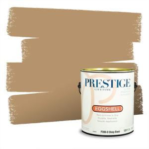 imagePRESTIGE Paints Exterior Paint and Primer In One 1Gallon Flat Comparable Match of Behr Key to the CityBaguette