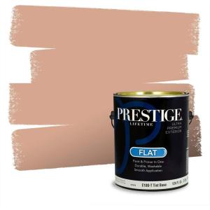 imagePRESTIGE Paints Exterior Paint and Primer In One 1Gallon Flat Comparable Match of Behr Key to the CityMQ130PCM