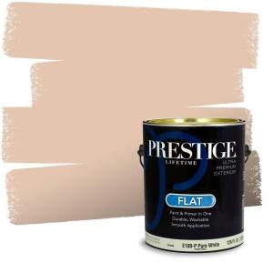imagePRESTIGE Paints Exterior Paint and Primer In One 1Gallon Flat Comparable Match of Behr Key to the CityMQ131PCM