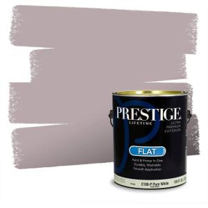 imagePRESTIGE Paints Exterior Paint and Primer In One 1Gallon Flat Comparable Match of Behr Key to the CityMQ136PCM