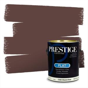 imagePRESTIGE Paints Exterior Paint and Primer In One 1Gallon Flat Comparable Match of Behr Key to the CityMQ154PCM