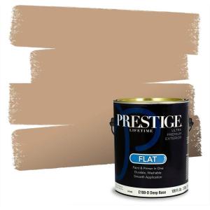 imagePRESTIGE Paints Exterior Paint and Primer In One 1Gallon Flat Comparable Match of Behr Key to the CityMQ212PCM