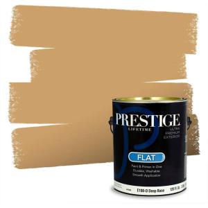 imagePRESTIGE Paints Exterior Paint and Primer In One 1Gallon Flat Comparable Match of Behr Key to the CityMQ216PCM