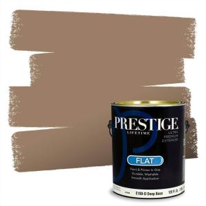 imagePRESTIGE Paints Exterior Paint and Primer In One 1Gallon Flat Comparable Match of Behr Key to the CityMQ219PCM