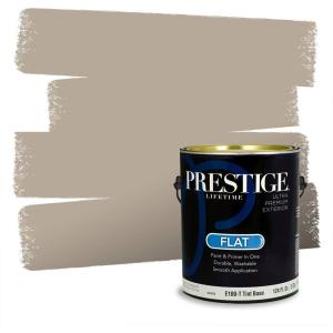 imagePRESTIGE Paints Exterior Paint and Primer In One 1Gallon Flat Comparable Match of Behr Key to the CityMQ220PCM