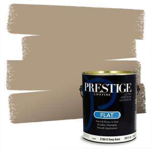 imagePRESTIGE Paints Exterior Paint and Primer In One 1Gallon Flat Comparable Match of Behr Key to the CityMQ224PCM