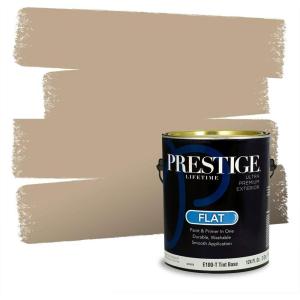 imagePRESTIGE Paints Exterior Paint and Primer In One 1Gallon Flat Comparable Match of Behr Key to the CityMQ225PCM