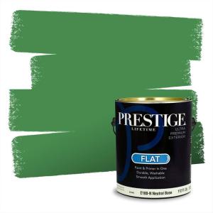 imagePRESTIGE Paints Exterior Paint and Primer In One 1Gallon Satin Comparable Match of Behr Soapstone MQ448PCM