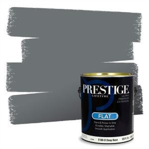 imagePRESTIGE Paints Exterior Paint and Primer In One 1Gallon SemiGloss Comparable Match of Behr Compass BlueMQ528PCM