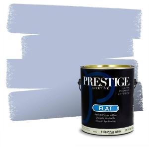 imagePRESTIGE Paints Exterior Paint and Primer In One 1Gallon SemiGloss Comparable Match of Behr Compass BlueMQ545PCM