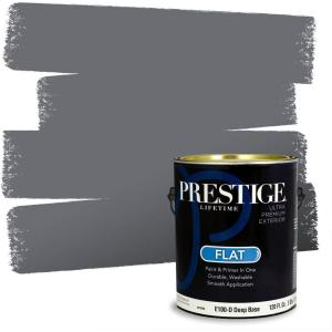 imagePRESTIGE Paints Interior Paint and Primer In One 1Gallon Flat Comparable Match of Benjamin Moore Chatsworth Cream1608BMPCM