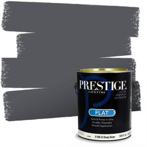imagePRESTIGE Paints Interior Paint and Primer In One 1Gallon Flat Comparable Match of Benjamin Moore Chatsworth Cream1609BMPCM