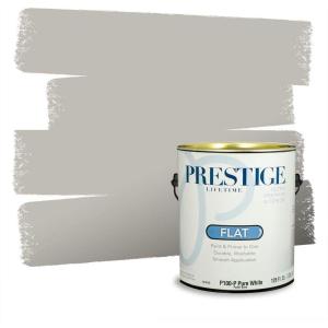 imagePRESTIGE Paints Interior Paint and Primer In One 1Gallon SemiGloss Comparable Match of Behr Distant StarMQ623PCM
