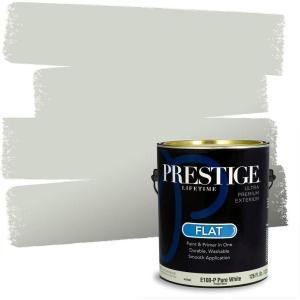 imagePRESTIGE Paints Interior Paint and Primer In One 1Gallon SemiGloss Comparable Match of Benjamin Moore Shaker Gray1569BMPCM