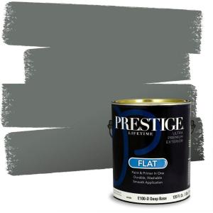 imagePRESTIGE Paints Interior Paint and Primer In One 1Gallon SemiGloss Comparable Match of Benjamin Moore Shaker Gray1581BMPCM