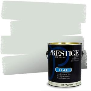 imagePRESTIGE Paints Interior Paint and Primer In One 1Gallon SemiGloss Comparable Match of Benjamin Moore Shaker Gray1583BMPCM