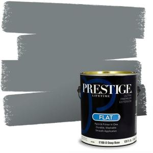 imagePRESTIGE Paints Interior Paint and Primer In One 1Gallon SemiGloss Comparable Match of Benjamin Moore Shaker Gray1588BMPCM