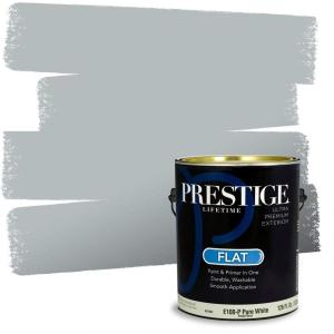 imagePRESTIGE Paints Interior Paint and Primer In One 1Gallon SemiGloss Comparable Match of Benjamin Moore Shaker Gray1592BMPCM