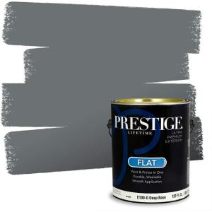 imagePRESTIGE Paints Interior Paint and Primer In One 1Gallon SemiGloss Comparable Match of Benjamin Moore Shaker Gray1602BMPCM