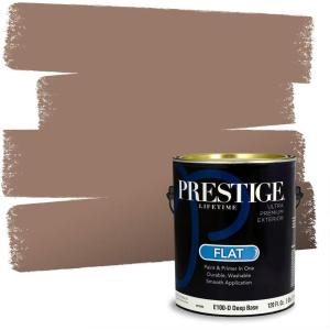 imagePRESTIGE Paints P400P1457BM Interior Paint and Primer In One Satin Comparable Match of Benjamin Moore 1 gallon White Winged Dove1235BMPCM