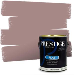 imagePRESTIGE Paints P400P1457BM Interior Paint and Primer In One Satin Comparable Match of Benjamin Moore 1 gallon White Winged Dove1244BMPCM