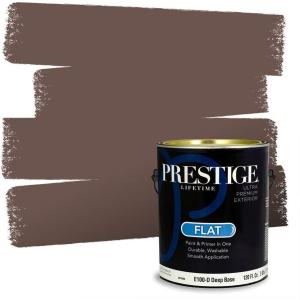 imagePRESTIGE Paints P400P1457BM Interior Paint and Primer In One Satin Comparable Match of Benjamin Moore 1 gallon White Winged Dove1246BMPCM