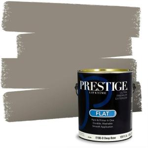 imagePRESTIGE Paints P400P1457BM Interior Paint and Primer In One Satin Comparable Match of Benjamin Moore 1 gallon White Winged Dove1476BMPCM