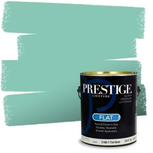 imagePrestige Paints Interior Paint and Primer In One 1Gallon Satin Comparable Match of Benjamin Moore Aberdeen Green599BMPCM