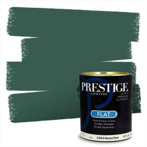imagePrestige Paints Interior Paint and Primer In One 1Gallon Satin Comparable Match of Benjamin Moore Aberdeen Green602BMPCM