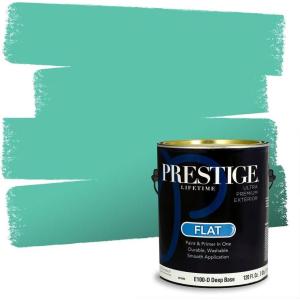 imagePrestige Paints Interior Paint and Primer In One 1Gallon Satin Comparable Match of Benjamin Moore Aberdeen Green606BMPCM