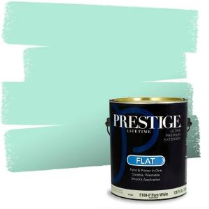 imagePrestige Paints Interior Paint and Primer In One 1Gallon Satin Comparable Match of Benjamin Moore Aberdeen Green611BMPCM