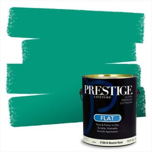 imagePrestige Paints Interior Paint and Primer In One 1Gallon Satin Comparable Match of Benjamin Moore Aberdeen Green616BMPCM