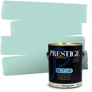imagePrestige Paints Interior Paint and Primer In One 1Gallon Satin Comparable Match of Benjamin Moore Aberdeen Green619BMPCM