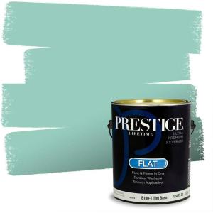 imagePrestige Paints Interior Paint and Primer In One 1Gallon Satin Comparable Match of Benjamin Moore Aberdeen Green620BMPCM