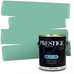 imagePrestige Paints Interior Paint and Primer In One 1Gallon Satin Comparable Match of Benjamin Moore Aberdeen Green621BMPCM