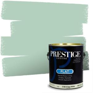 imagePrestige Paints Interior Paint and Primer In One 1Gallon Satin Comparable Match of Benjamin Moore Aberdeen Green626BMPCM