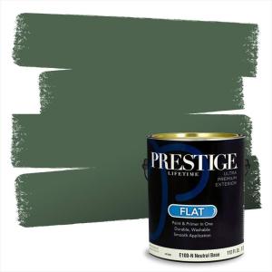 imagePrestige Paints Interior Paint and Primer In One 1Gallon Satin Comparable Match of Benjamin Moore Aberdeen Green630BMPCM